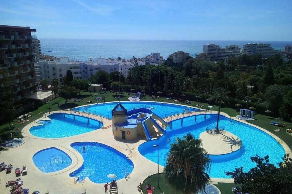 Benalmadena Estudio Jjupiter 250 M Del Mar Con Vistas Al Mar Piscinas 외부 사진