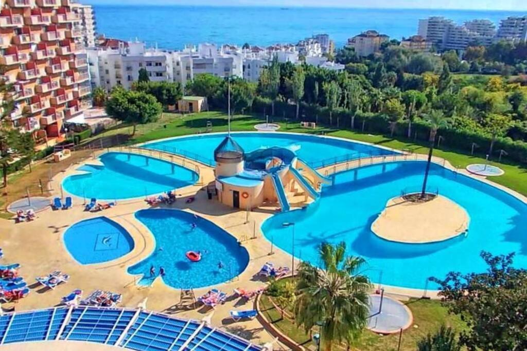 Benalmadena Estudio Jjupiter 250 M Del Mar Con Vistas Al Mar Piscinas 외부 사진